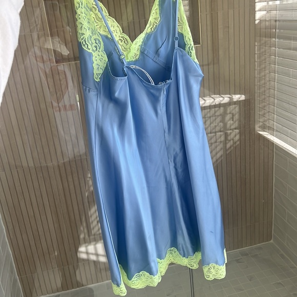 T by Alexander Wang Slip Dress in Dark Oxford Blue - Picture 8 of 10